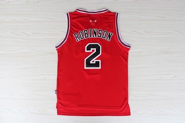 Camiseta Robinson #2 Chicago Bulls Rojo - Haga un click en la imagen para cerrar